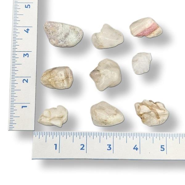 Pink Tourmaline on Matrix Tumbled