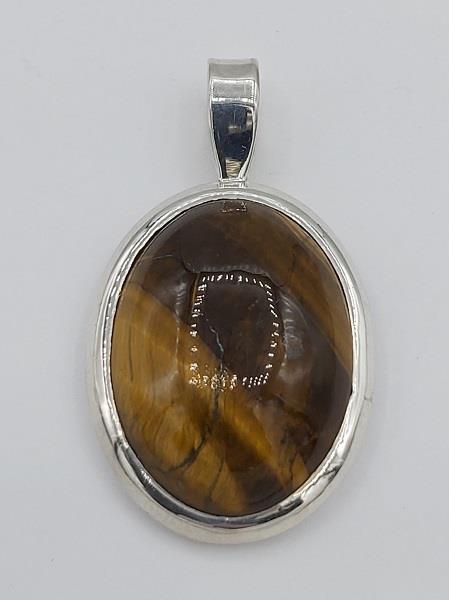 Pendant Tiger's Eye Sterling Silver
