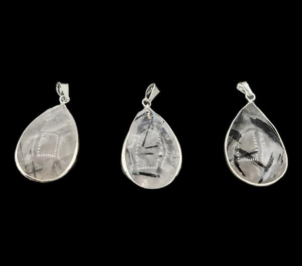 Pendant Tourmaline Quartz Teardrop