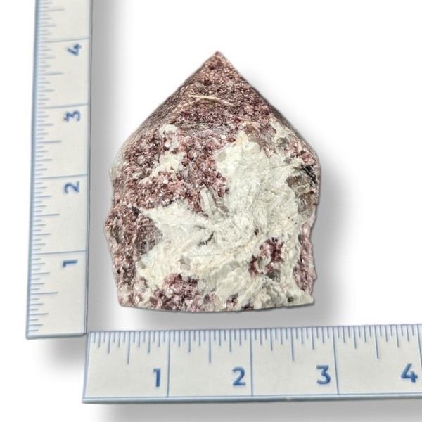 Lepidolite Cut Base Point 336g Approximate