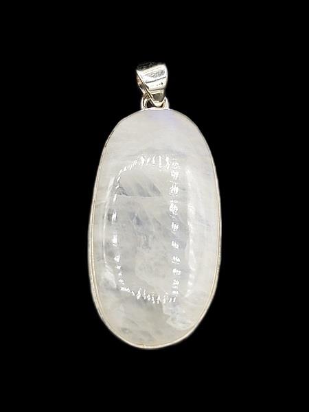 Pendant Rainbow Moonstone Sterling Silver
