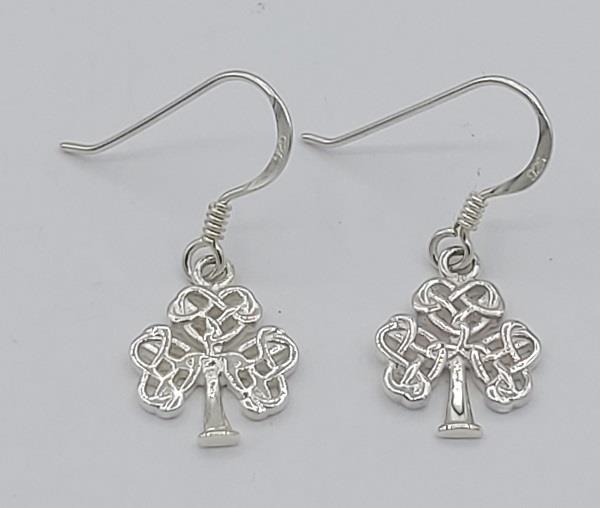 Earrings Shamrock Sterling Silver