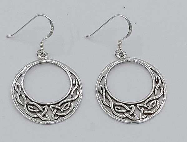 Earrings Celtic Sterling Silver