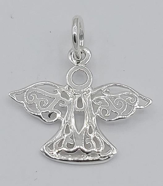 Pendant Stencil Angel Sterling Silver