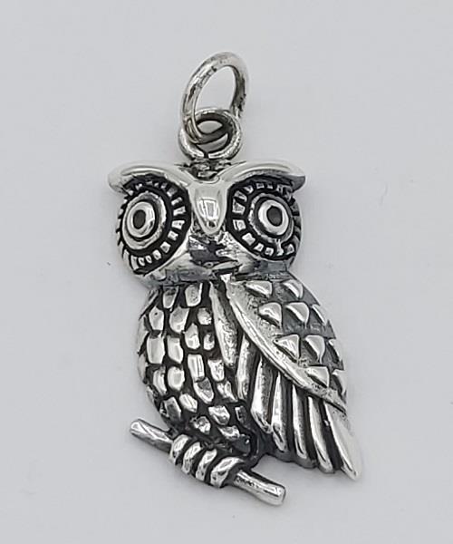 Pendant Owl Sterling Silver