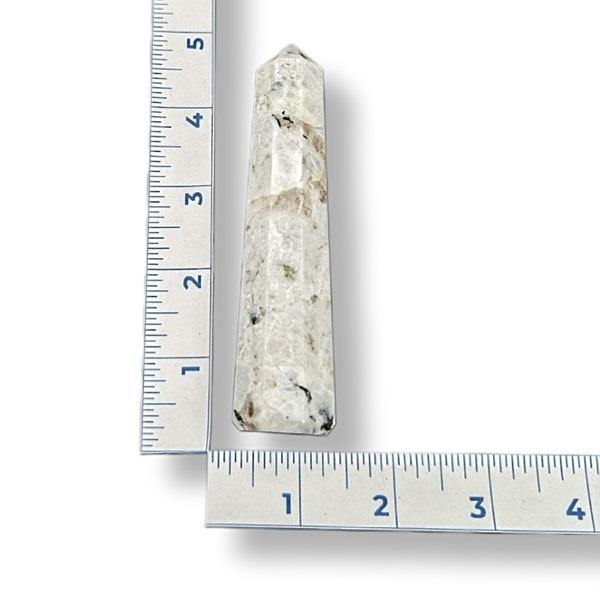 Rainbow Moonstone Generator Point 118g Approximate