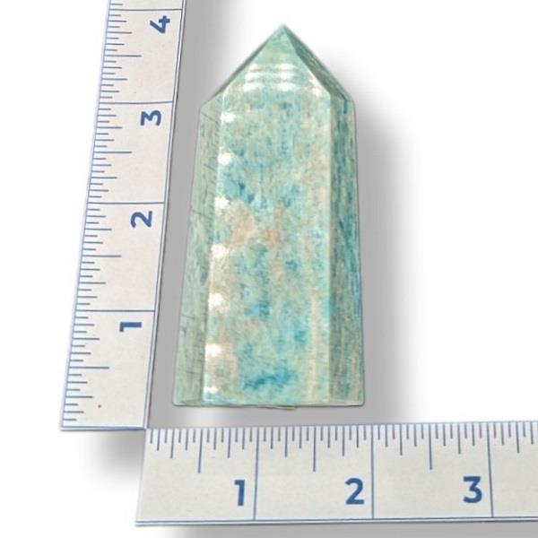 Amazonite Generator Point 144g Approximate