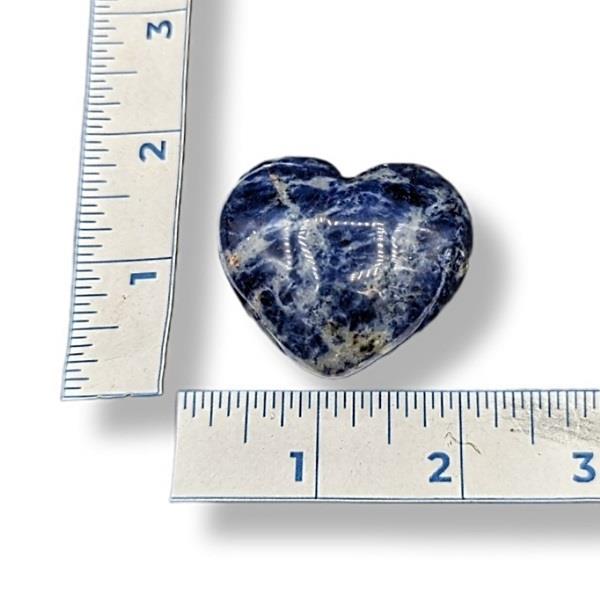 Sodalite 45mm Puffy Heart 52g Approximate