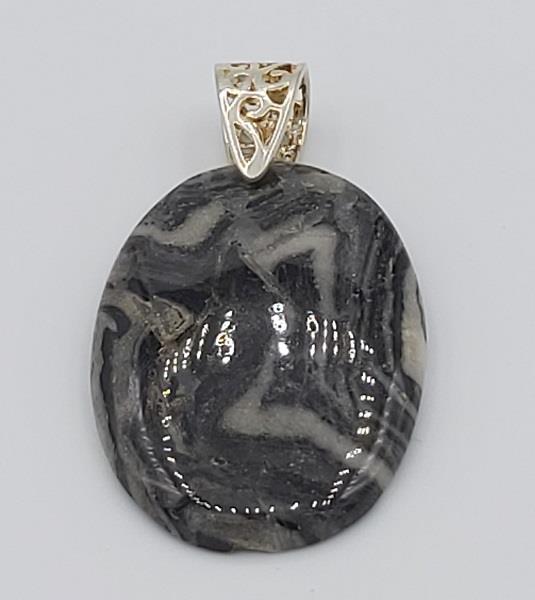 Pendant Zebra Jasper
