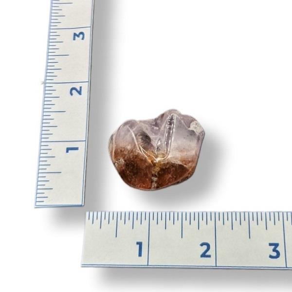 Red Capped Amethyst Tumbled 20g Approximate