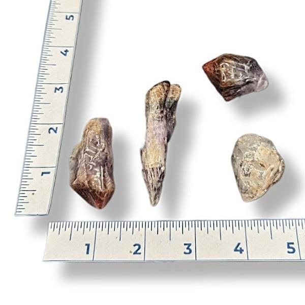 Red Capped Amethyst Tumbled 24g Approximate