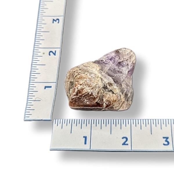 Red Capped Amethyst Tumbled 60g Approximate