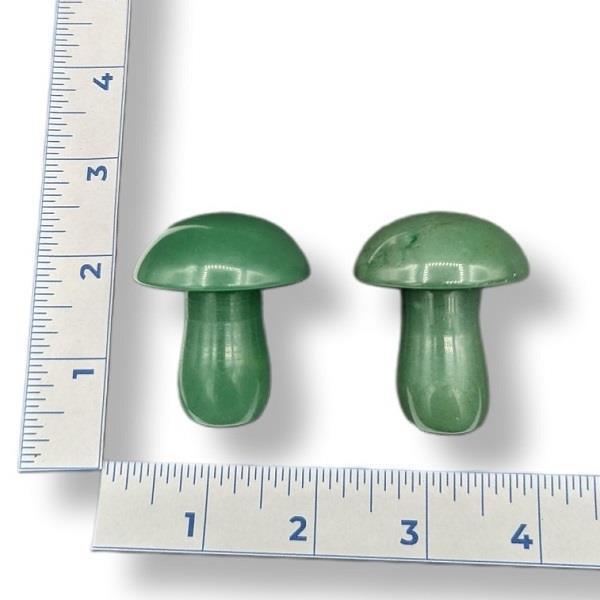 Green Aventurine Mushroom 2" Approximate