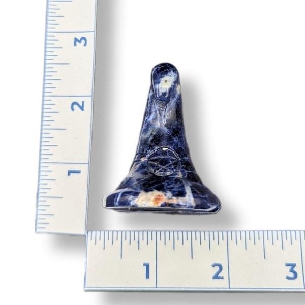 Sodalite Witches Hat 2" Approximately