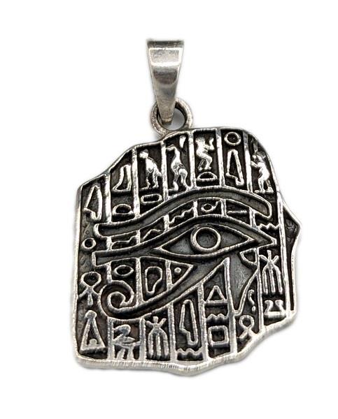 Pendant Egyptian Eye of Ra Sterling Silver