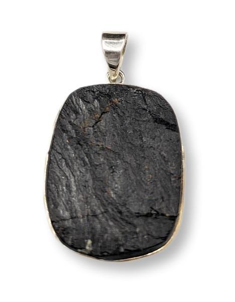 Pendant Black Tourmaline Sterling Silver