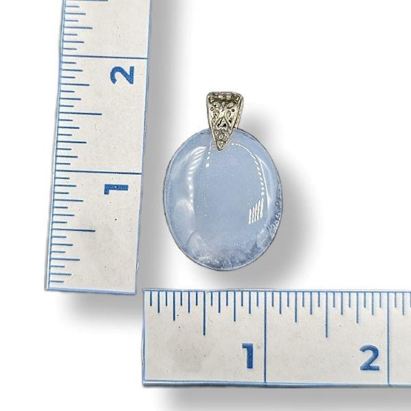 Pendant Blue Chalcedony