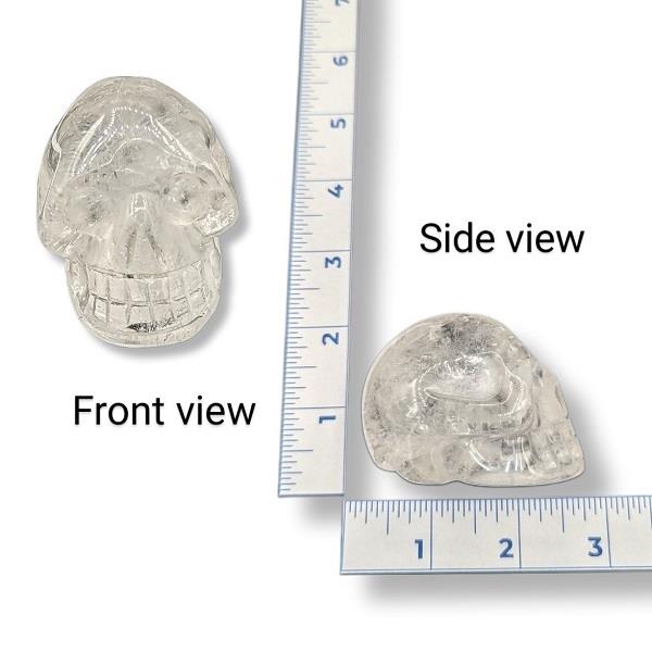 60-65mm Quartz Crystal Skull 148g Approximate