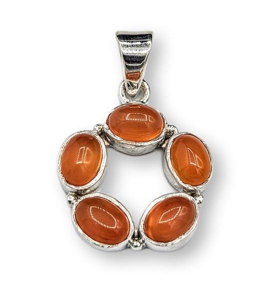 Pendant Carnelian Sterling Silver