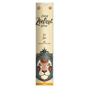 Zodiac Leo Lion incense packaging on a white background