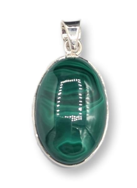 Pendant Malachite Sterling Silver