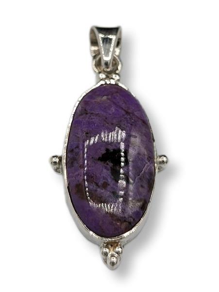 Pendant Charoite Sterling Silver