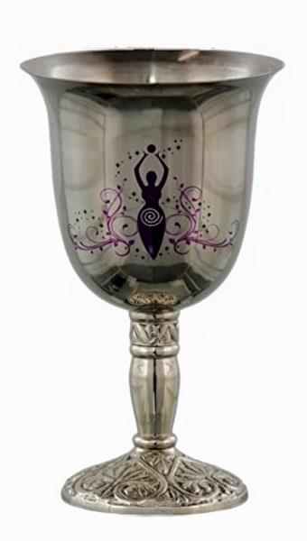 Chalice Stainless Steel  Moon Goddess