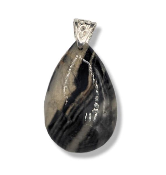 Pendant Zebra Jasper