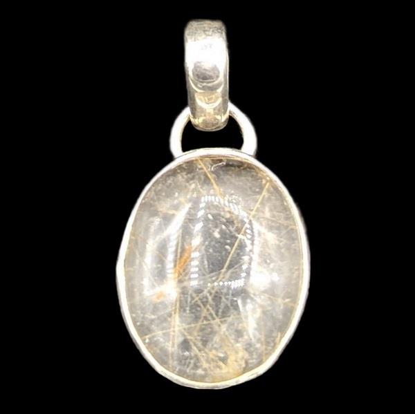 Pendant Rutilated Quartz Sterling Silver