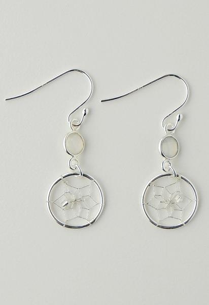 Earrings Moonstone June Sterling Silver