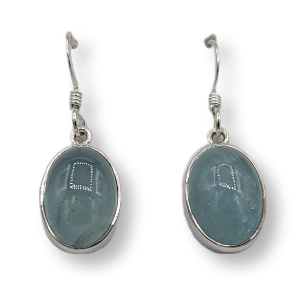 Earrings Aquamarine Sterling Silver