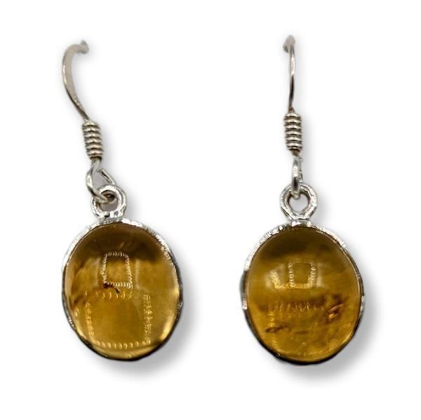 Earrings Citrine Sterling Silver