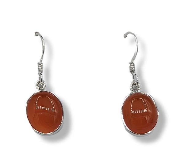 Earrings Carnelian Sterling Silver