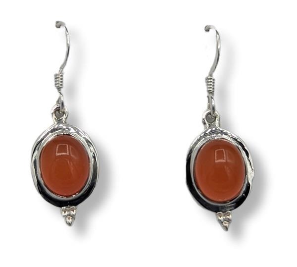 Earrings Carnelian Sterling Silver