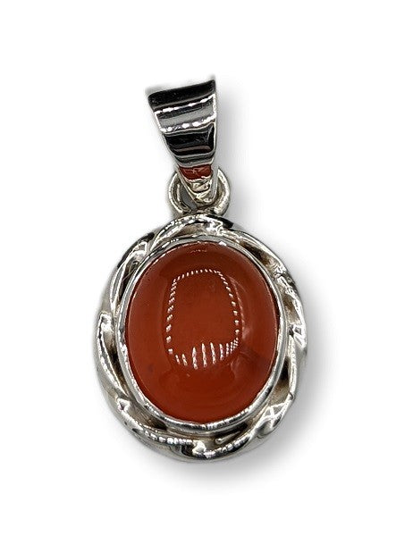 Pendant Carnelian Sterling Silver