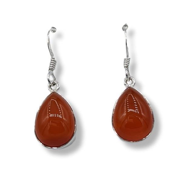 Earrings Carnelian Sterling Silver