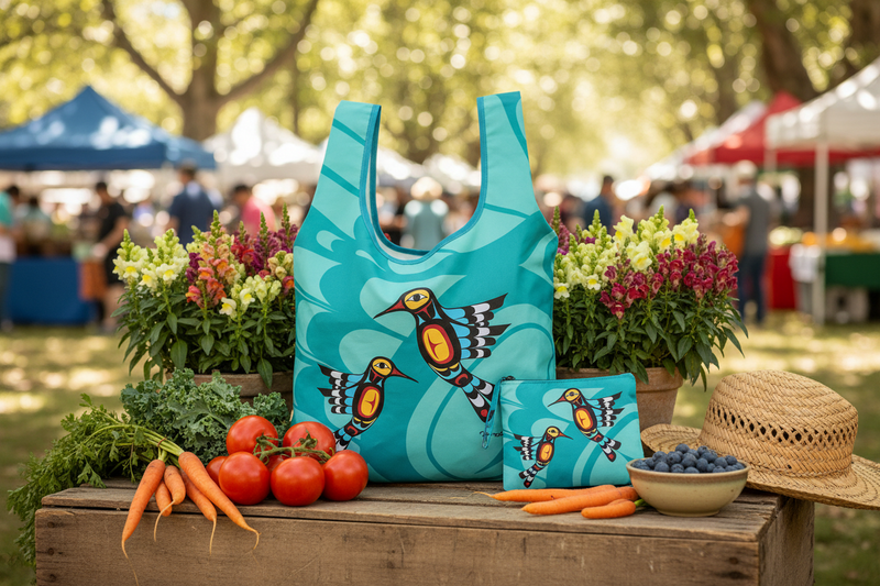 Reusable Bag Humming Bird