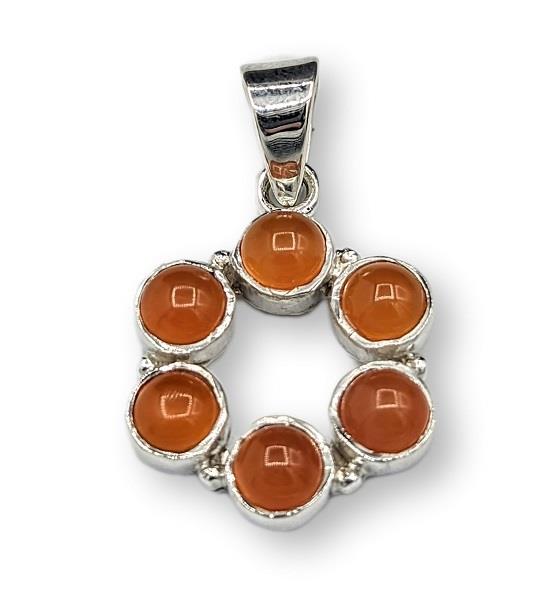 Pendant Carnelian Sterling Silver