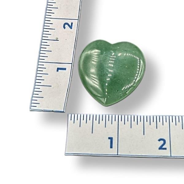 Green Aventurine Heart 35mm