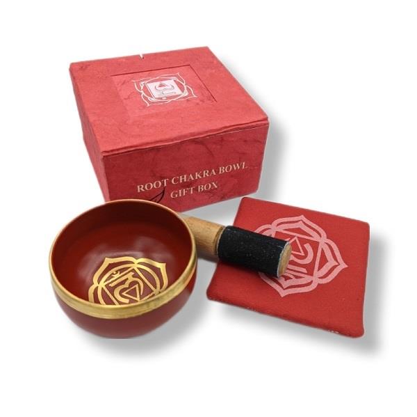 Singing Bowl Root Chakra Gift Set