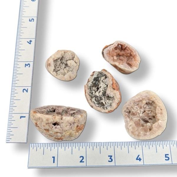 Pink Amethyst Geode Tumbled