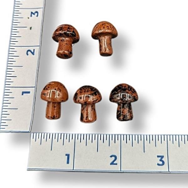 Mahogany Obsidian Mushroom Mini