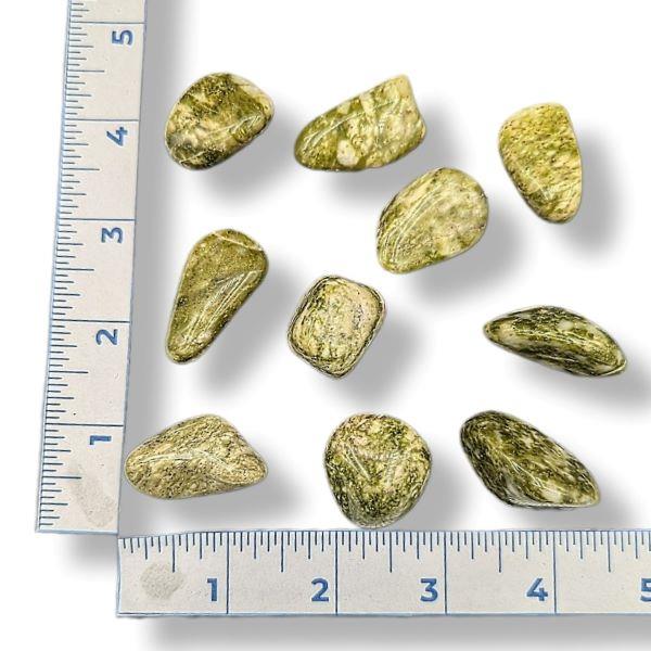 Snowflake Epidote Tumbled