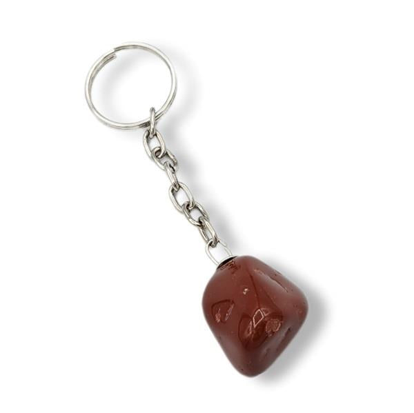 Keychain Tumbled Stone Red Jasper