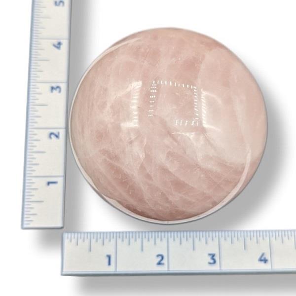 Rose Quartz 80mm Sphere 746g Approximate