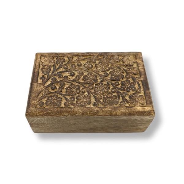 Box Wooden Floral