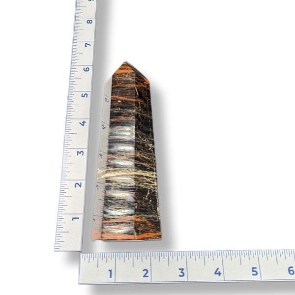 Black Tourmaline Point Polished 334g Approximate