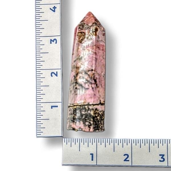 Rhodonite Point Polished 116g Approximate