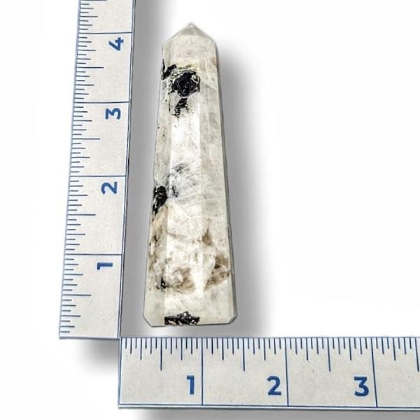 Rainbow Moonstone Polished Point 95g Approximate