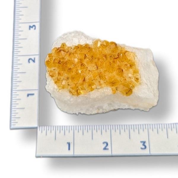 Citrine Druzy Cut Base 278g Approximate